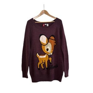 H&M Disney Bambi Sweater Size 12